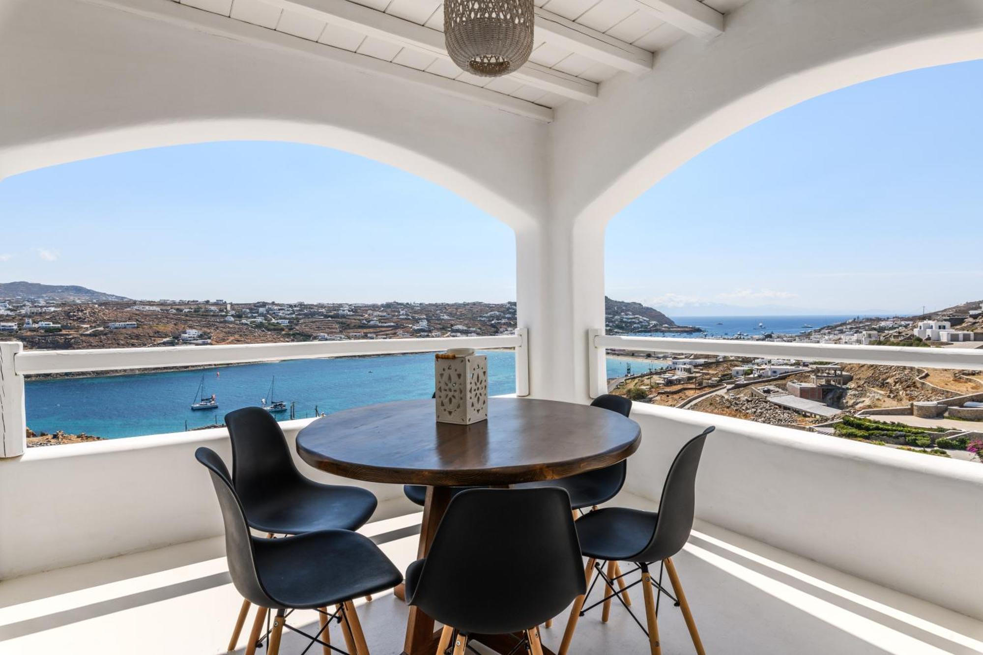 Villa Sera Mykonos Гластрос Экстерьер фото