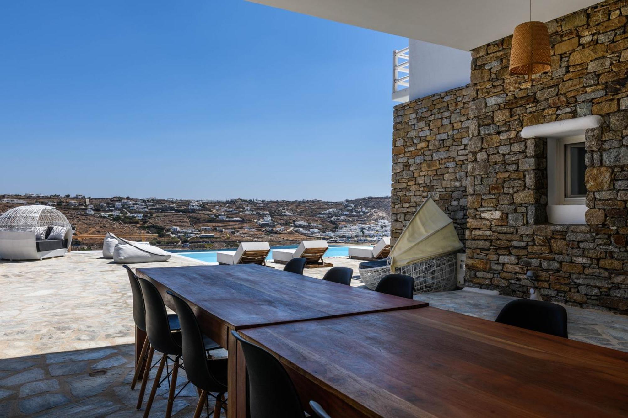 Villa Sera Mykonos Гластрос Экстерьер фото