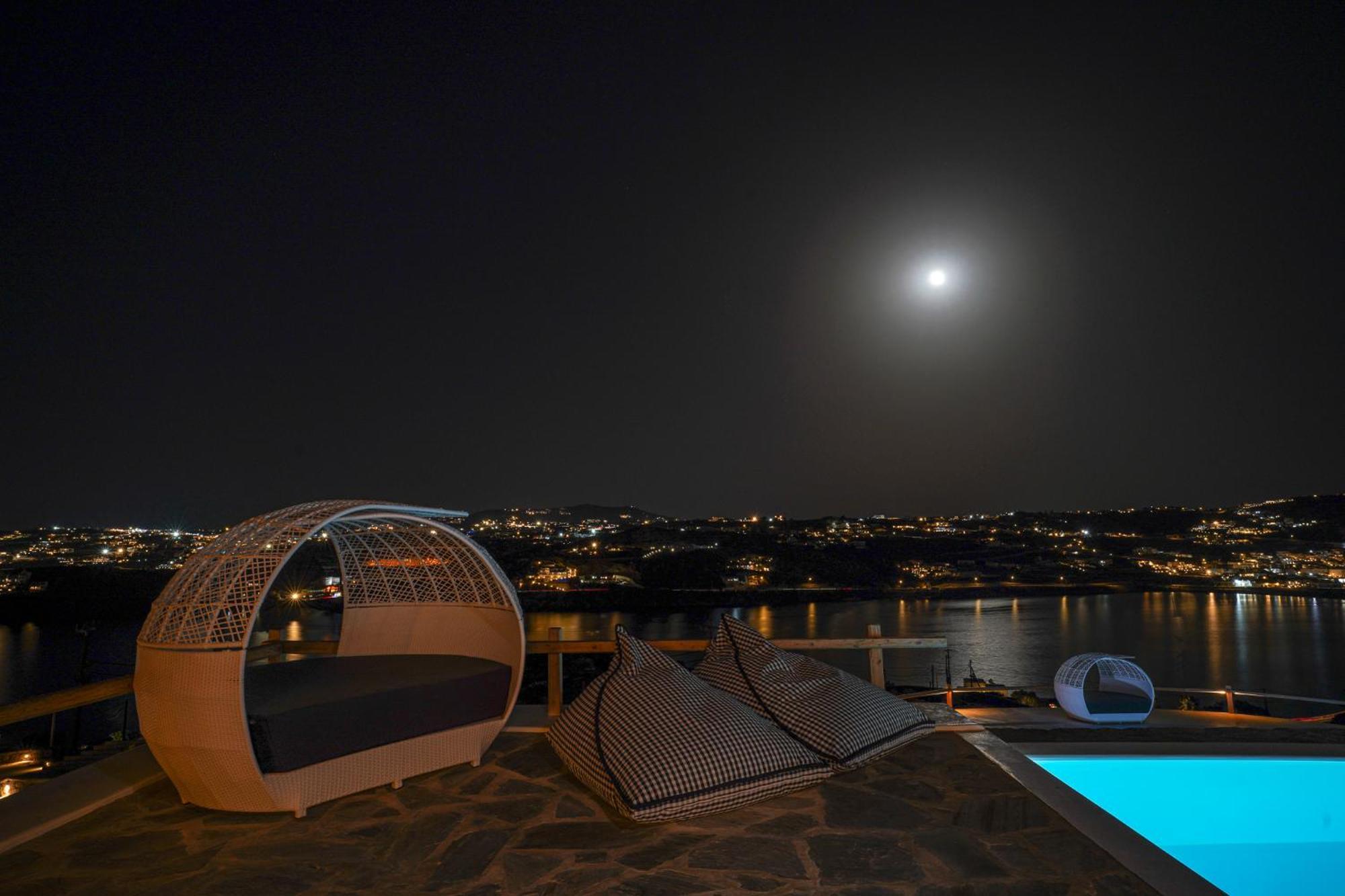 Villa Sera Mykonos Гластрос Экстерьер фото