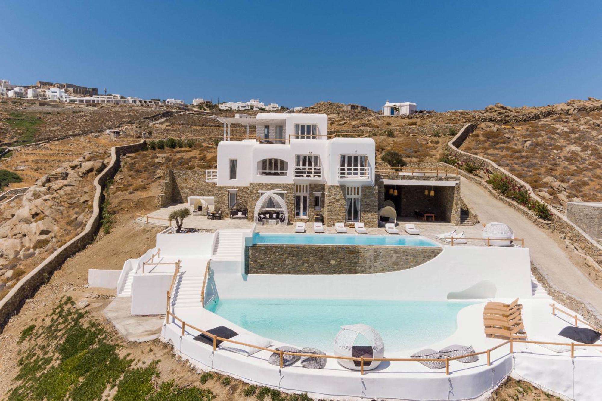 Villa Sera Mykonos Гластрос Экстерьер фото