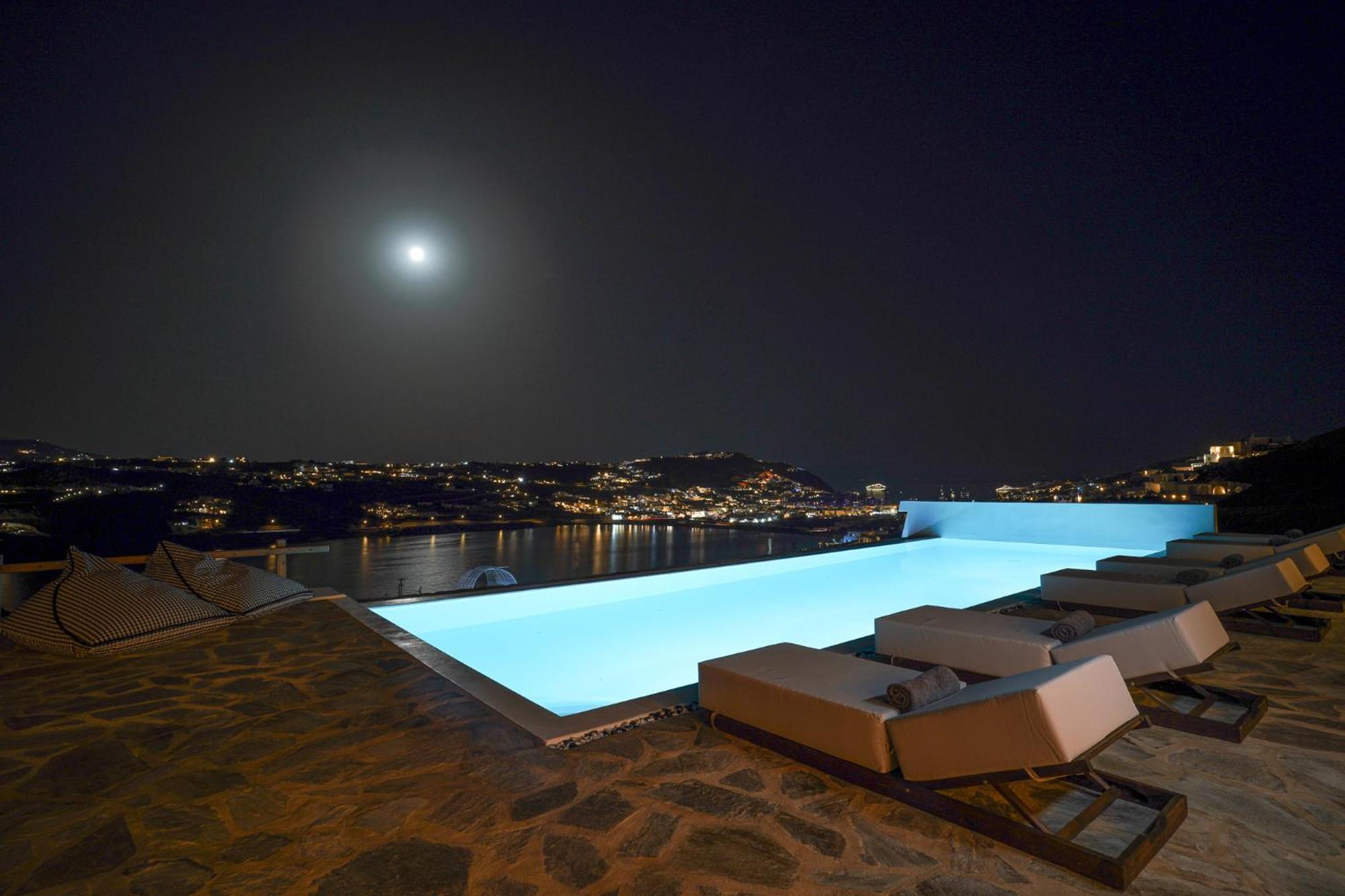 Villa Sera Mykonos Гластрос Экстерьер фото