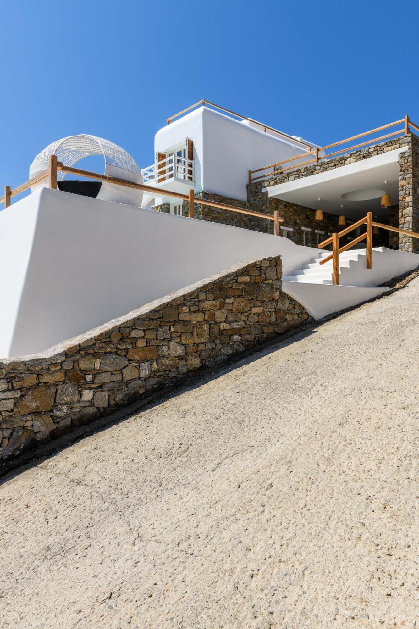 Villa Sera Mykonos Гластрос Экстерьер фото